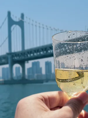 Diamand Bridge. View from a Yacht
