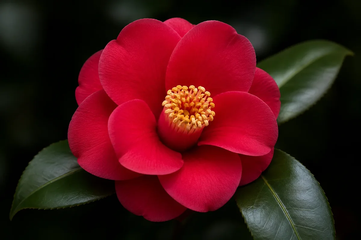 Red Camelia on Camelia Island (Haeundae)