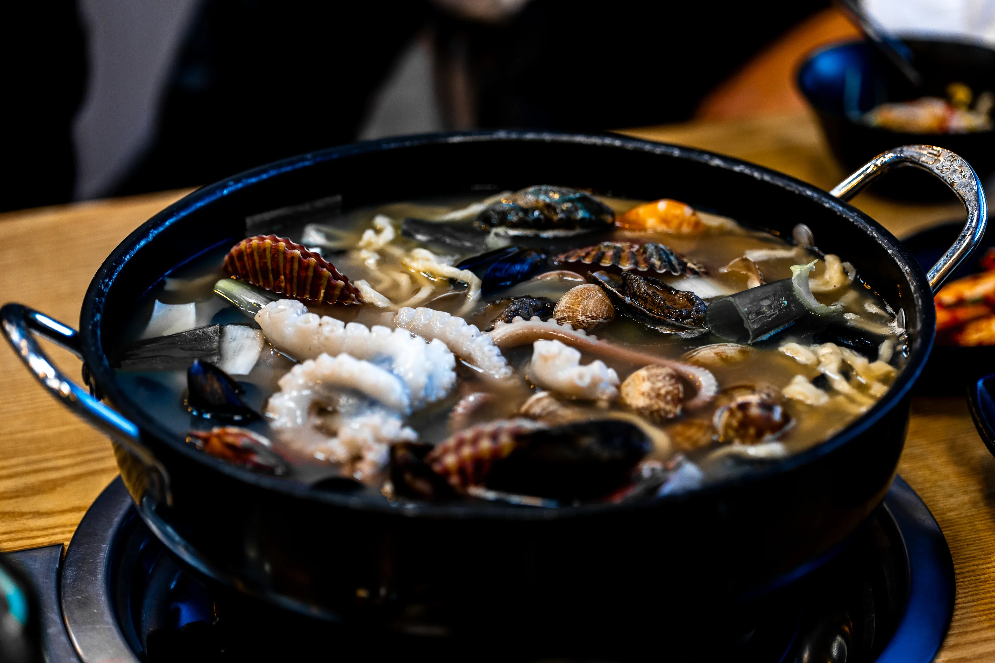 Korean Foodnoodles With Sea Food