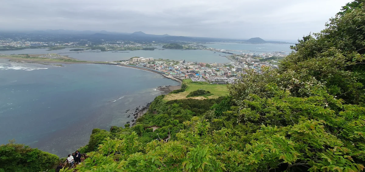 Seongsan Ilchulbong top view