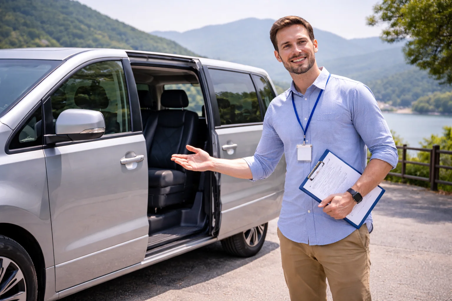 driving guide and car (hatchback/sedan), 6 hours