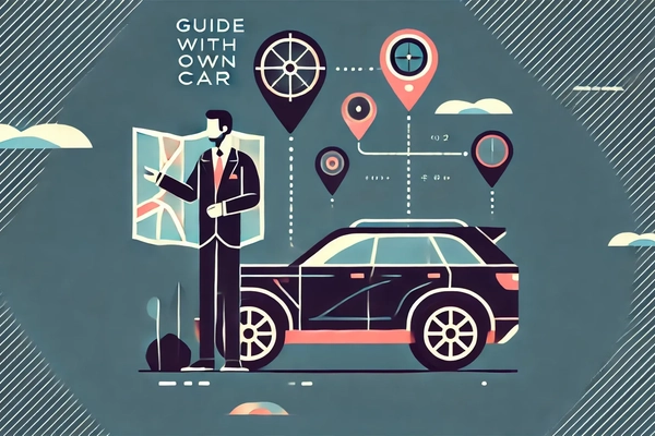 Guide And Car